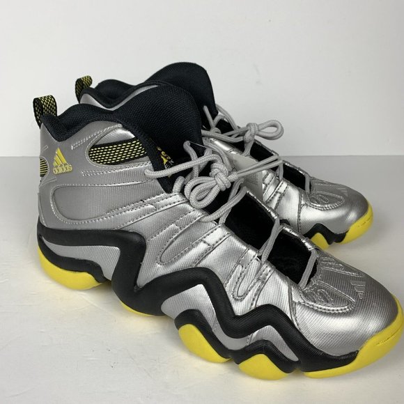 Adidas Kobe Crazy 8 Shoes Metallic‎ Silver Yellow S84005 Mens Size 9 SneakerREAD main image 10